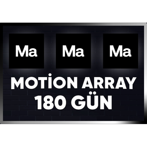  ⚡ MOTİON ARRAY  180 GÜN ⚡